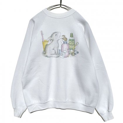  ΡRat&Rabbit - Made In USAۥơ å&ӥåȥץ åȥġLate 90's-Vintage Sweat Shirt