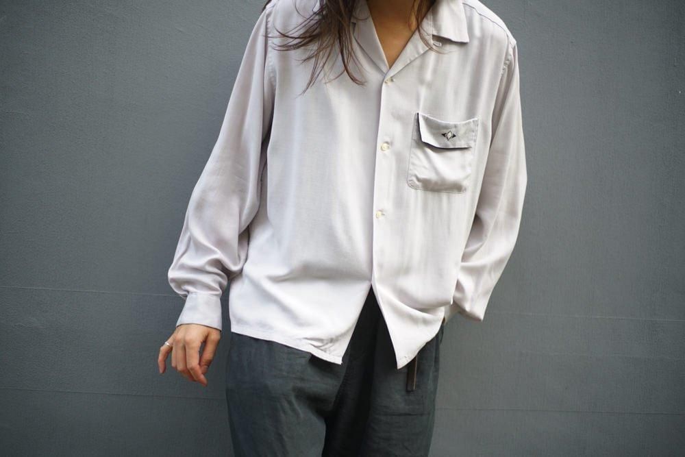 puritan】ヴィンテージ オープンカラー レーヨンシャツ【1960's