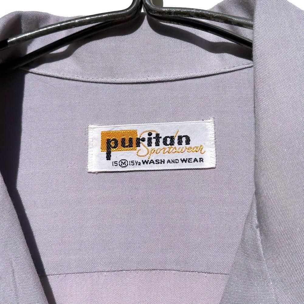 puritan】ヴィンテージ オープンカラー レーヨンシャツ【1960's