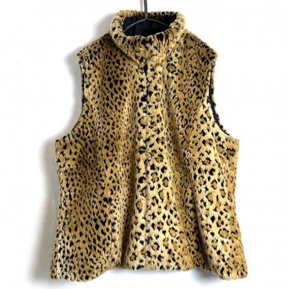  ΡKristen Blakeۥơ 쥪ѡ ե٥ȡ1990's-Vintage Leopard Faux Fur Vest