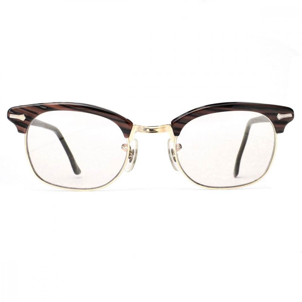 シュロン ヴィンテージ メガネ【SHURON Nu-Sir】【1960s-】BR