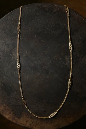  Ρus 1920s~ 14K gold chain necklace