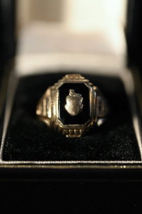  Ρus 1950s 10K gold college ring