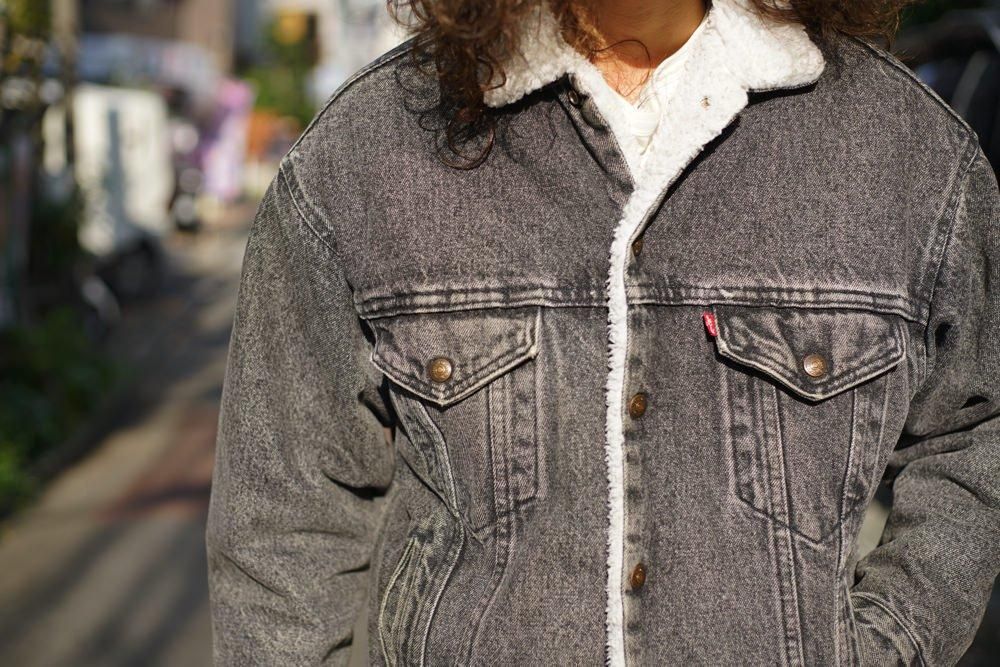 リーバイス【Levi's 70609-4858】ボアライニング ブラックデニム