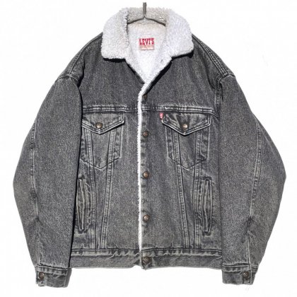  Ρ꡼ХLevi's 70609-4858 Made In USAۥܥ饤˥ ֥åǥ˥ॸ㥱åȡ1990'sVintage Boa Denim Jacket