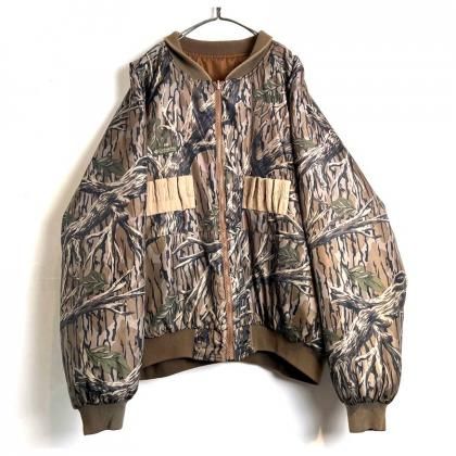  ΡColumbiaۥơ С֥ ե顼奸㥱åȡ1990's-Vintage Reversible Camouflage Jacket