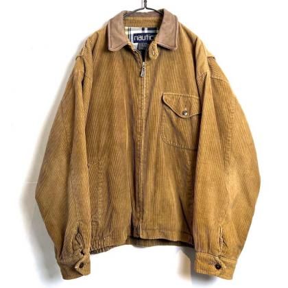  Ρnauticaۥơ ǥ 㥱åȡ1990's-Vintage Leather Collar Corduroy Jacket