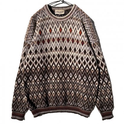  Ρintiwapa - Made In Boliviaۥơ ϥɥᥤ ѥ 롼ͥå˥åȡ1990's-Vintage Crew Neck Knit