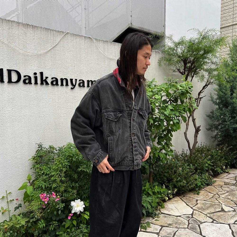 大人気！まとめ一覧 Levi's 70417-9416】ヴィンテージ ブラックデニムジャケット テーブル・チェア・ハンモック