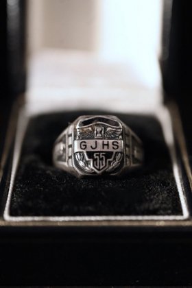  Ρus 1950s silver college ring