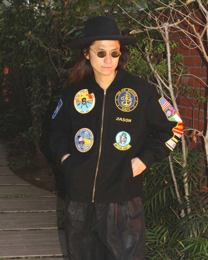 ヴィンテージ スーベニア ツアー ジャケット 【US NAVY - USS 1992's