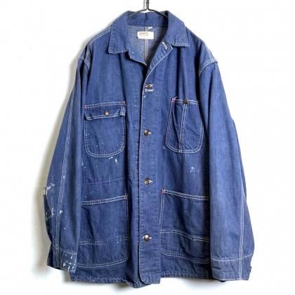  ΡMontgomery Wardۥơ ϥ ǥ˥ॸ㥱åȡ1970's-Vintage Good Aging Coverall Jacket