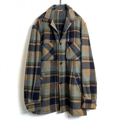  Ρơ 른㥱åȡ1960's-Vintage Plaid Wool Jacket