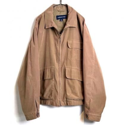  ΡLONDON FOGۥơ ԡ ɥꥺ顼㥱åȡ1990's-Vintage Peach Skin Drizzler Jacket