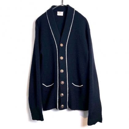  ΡCAMPUSۥơ åե˥å ǥ1960's-Vintage Waffle Knit Cardigan