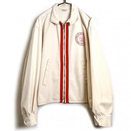  ΡUniversity of Santa Claraۥơ ɥꥺ顼㥱åȡ1960's-Vintage Cotton Drizzler Jacket