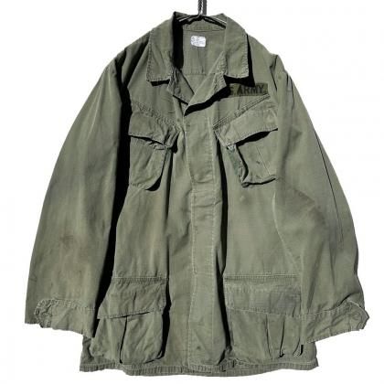  ΡU.S.ARMYۥ󥰥եƥ åץȥå ߥ꥿꡼㥱å Small-Long1970'sVintage Jungle Fatigue Jacket 5th-Type