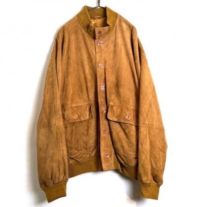 Ρơ ɥ㥱åȡ1990's-Vintage Made in Italy Suede Jacket