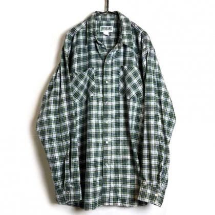  ΡHABANDۥơ åȥեͥ륷ġ1980's-Vintage Cotton Flannel Plaid Shirt