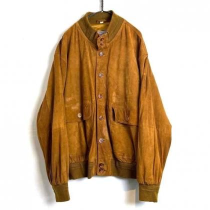  ΡVERA PELLEۥơ ϥͥå ɥ쥶㥱åȡ1980's-Vintage High Neck Suede Jacket