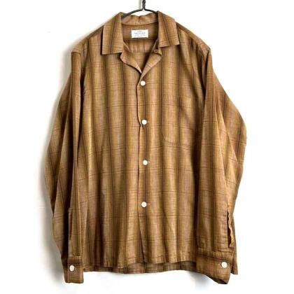  ΡVAN HEUSENۥơ 롼ץ顼 åȥ󥷥ġ1960's-Vintage Loop Collar Cotton Shirt