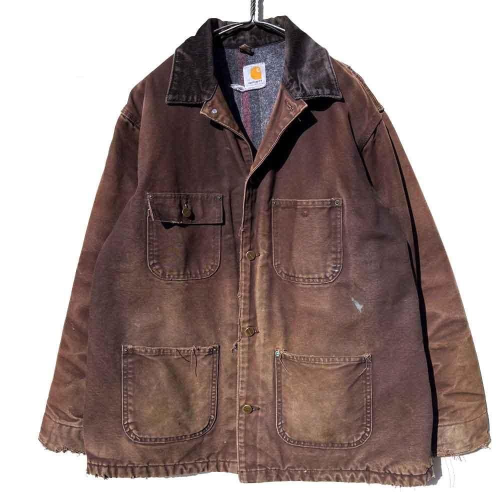 ヴィンテージ カーハート ハイエイジング ブラウンダック チョアコート