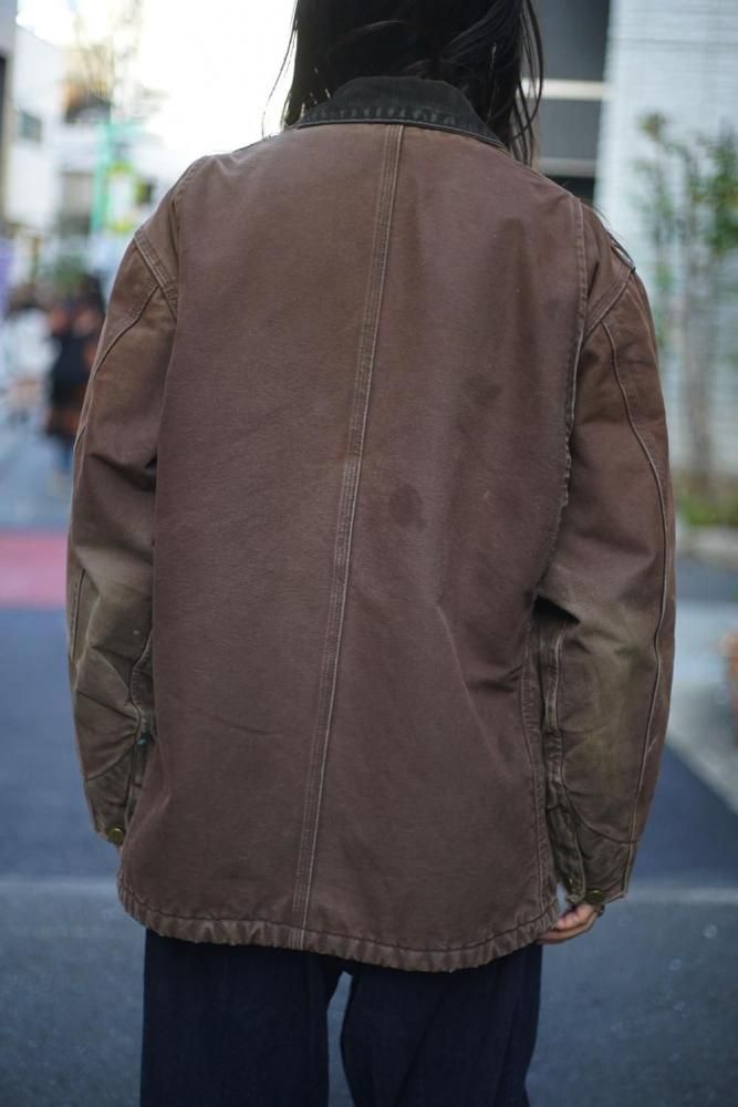 ヴィンテージ カーハート ハイエイジング ブラウンダック チョアコート