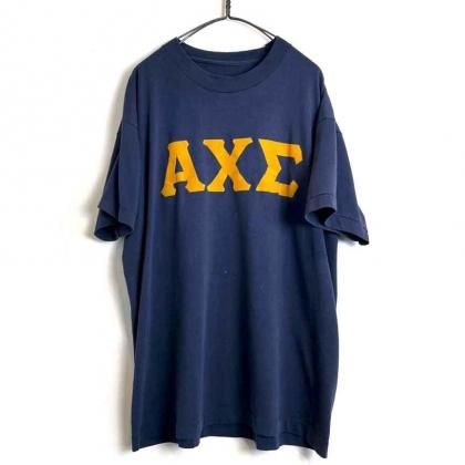  Ρơ å Tġ1980's-Vintage Flaternity Print College Tee