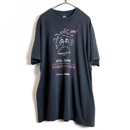  ΡJETS-TEAMSۥơ 󥷥奿 ץ Tġ1990's-Vintage Einstein Print Tee