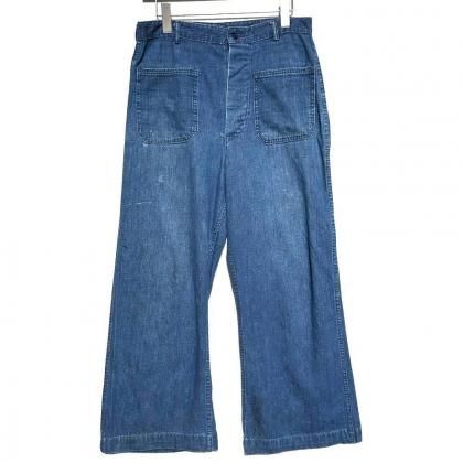  ΡU.S.NAVYۥơ 顼ǥ˥ѥġ1950's-Vintage Sailor Denim Pants W-31