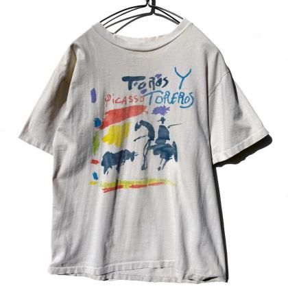  ΡPicasso - Toros y torerosۥơ ԥ ȥץ  Tġ1990's-Vintage Print T-Shirts