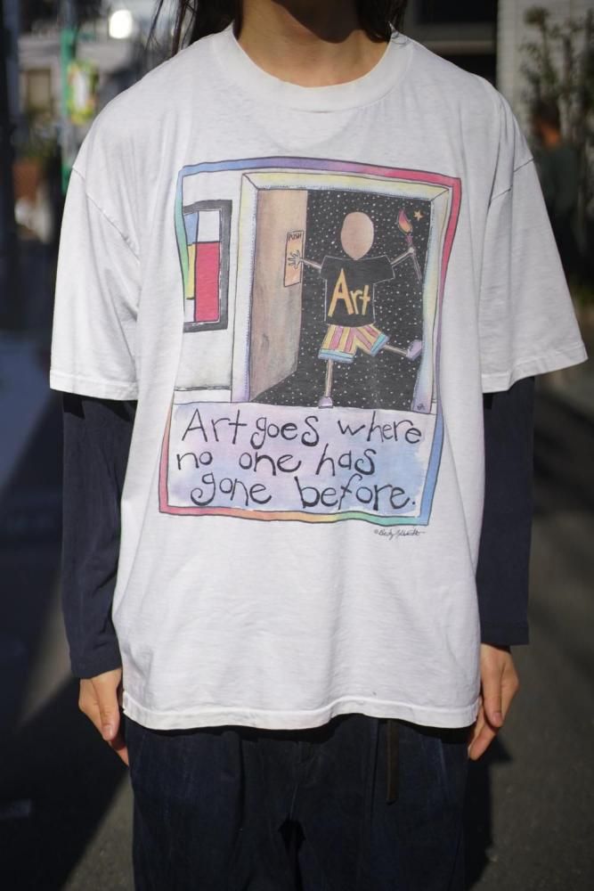 Becky Goldsmith - Made In USA】ヴィンテージ アートプリント T Becky Goldsmith - Made In USA】ヴィンテージ アートプリント T