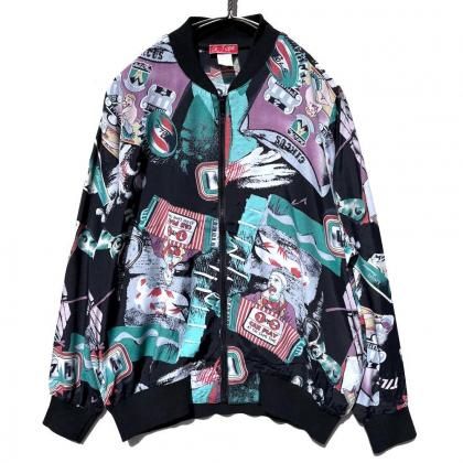  ΡLeJude - Made In USAۥơ 졼 ȥ㥱åȡ1980's-Vintage Art Jacket