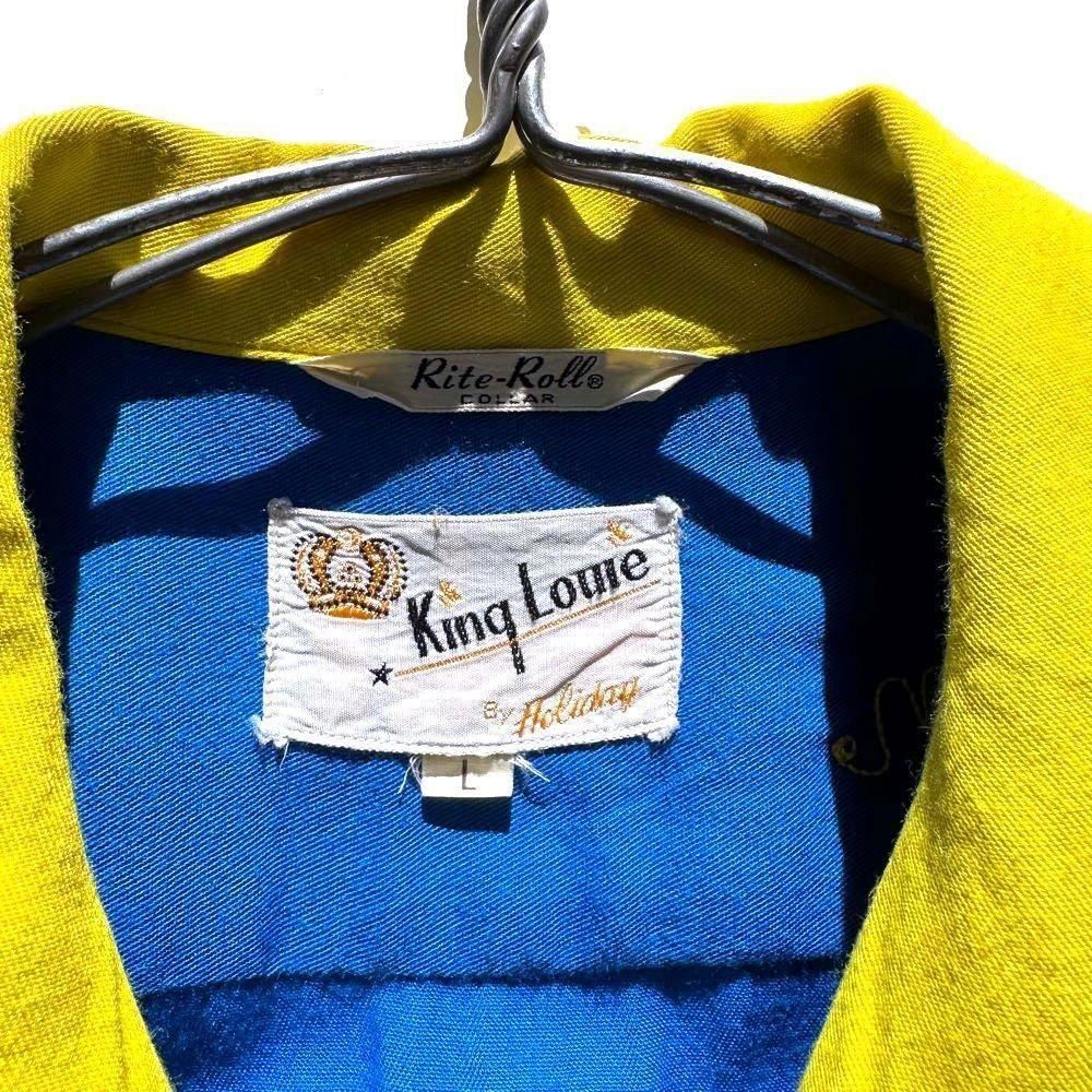 King Louie Rite-Roll Collar】ヴィンテージ レーヨンギャバジン