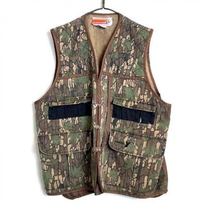  ΡWINCHESTERۥơ ե顼 ϥƥ󥰥٥ȡ1990's-Vintage Camouflage Hunting Vest