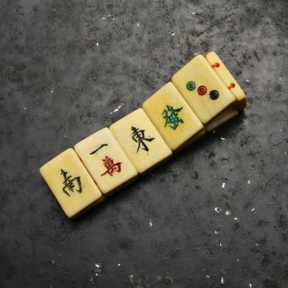  Ρơ  ֥쥹åȡ1950s~ Mahjong Gambling AmuletNatural Bone