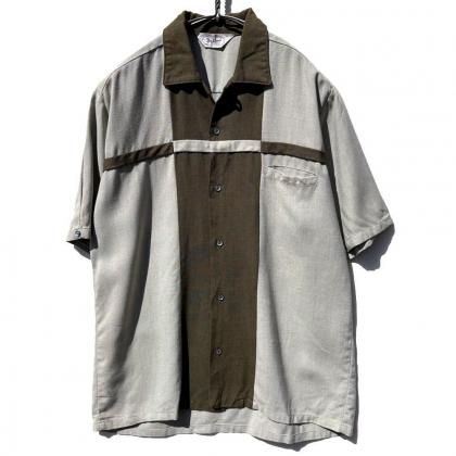  ΡDa Vinci - Californiaۥơ S/S ץ󥫥顼 졼󥷥ġ1960's-Vintage Rayon Shirt