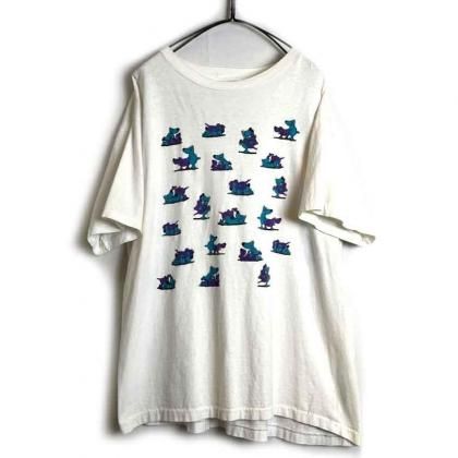  Ρơ ץ Tġ1980's-Vintage Sex Positions Animal Print Tee
