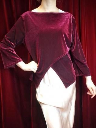  ΡBordeaux Velvet Cutting Design Cut & Sewn