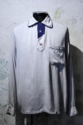  Ρus 1950s silk pullover shirt