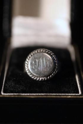  ΡVintage silver signet ring ơ С ͥå  
