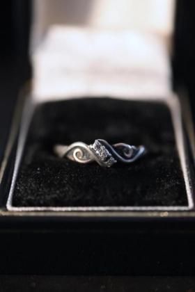  ΡVintage silver  10K ring ơ С 10K  