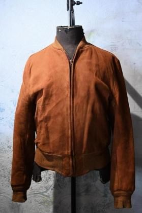  Ρus 1950s~ nubuck leather blouson