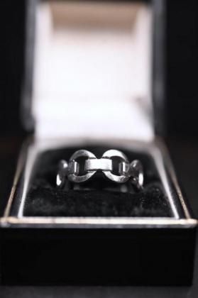  ΡVintage silver chain ring ơ С   