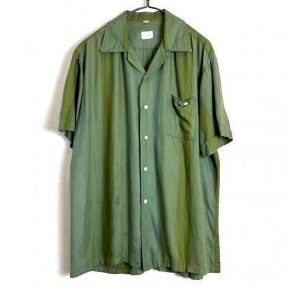  ΡPenneyۥơ S/S 롼ץ顼 졼󥷥ġ1960's-Vintage S/S Loop Collar Rayon Shirt