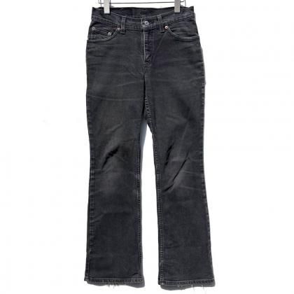  Ρ꡼Х 517 ֥å ȥåLevis 517-0300 Made in USAVintage Black Denim Pants W-28