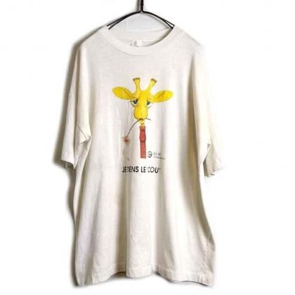  ΡJE TIENS LE COUۥơ ˥ޥ ץTġ1980's-Vintage Animal Print Tee