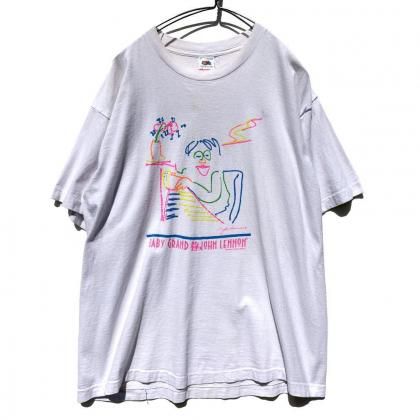  ΡJohn Lennon - Made In USAۥơ Υ ͥ󥫥顼 ץ T ر費1990's-Vintage Print T-Shirt