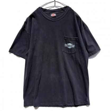  ΡHARLEY-DAVIDSONۥơ ϡ졼ӥåɥ ե ݥåTġ2004'sVintage Print T-Shirt