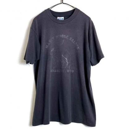 ΡMANGY MOOSE SALOONۥơ ٥˥ Tġ1980's-Vintage Souvenir Tee